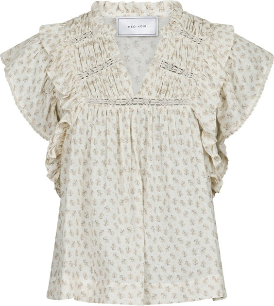 Jayla Basic Blossom Top Creme