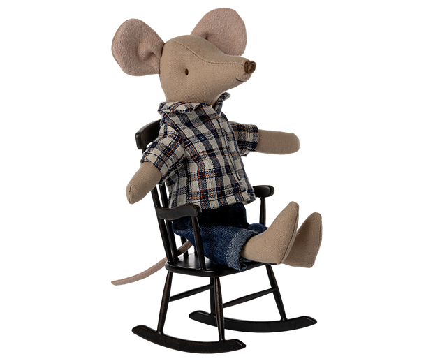 Rocking Chair - Mouse - Antracite - Maileg