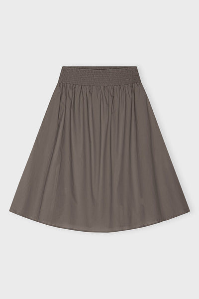 Laura Skirt Long - Brown - One Size - Bomuld - Care by Me