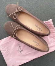 Ballerina Love - Cognac - Suede - New Zeeland Boots