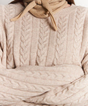 Rebecca - Cashmere Sweater - Sand - O´TAY