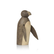 Pingvin - Røget Eg/Ahorn - H12,5cm - Skjøde Collection - Lucie Kaas