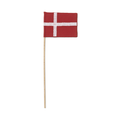 Tekstilflag til Garder - Bomuld - Rød/Hvid - H 29,5 cm - Kay Bojesen - Rosendahl