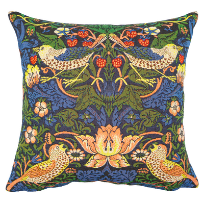Cushion Cover - Strawberry Thief - William Morris - Poulin Design