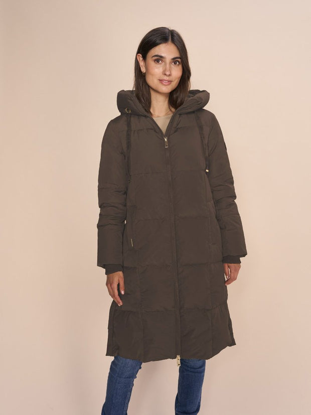 MMNova Square Down Coat - Slate Black - Mos Mosh