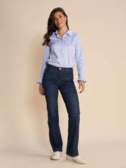 MMCecilia Cover Jeans - Blue Denim - Ankle - Mos Mosh