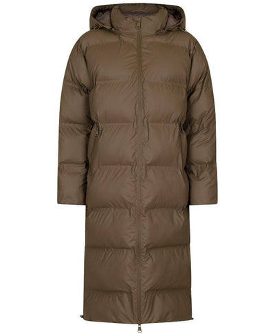 Viviana C Puffer Jacket - Dark Taupe - Neo Noir