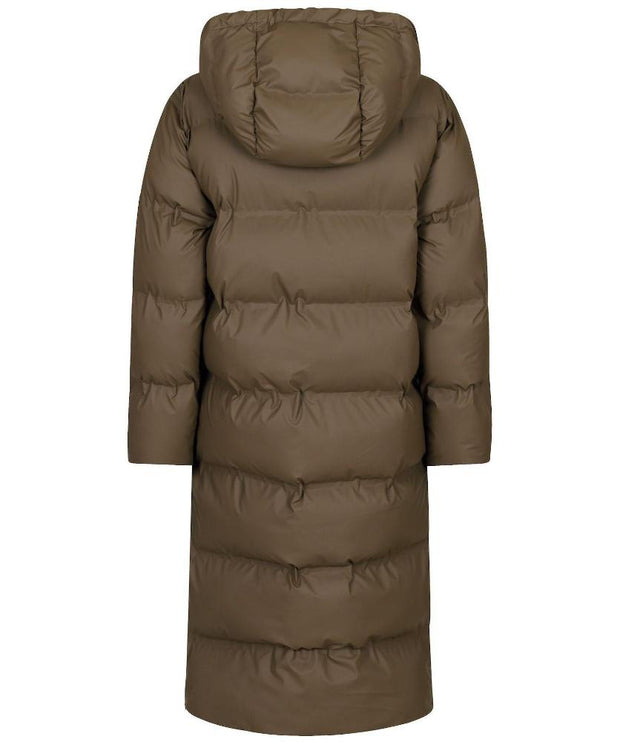 Viviana C Puffer Jacket - Dark Taupe - Neo Noir