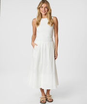 Yara Poplin Skirt - White - Neo Noir