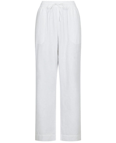 Sonar Linen Pants - White - Neo Noir