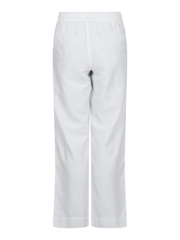 Sonar Linen Pants - White - Neo Noir