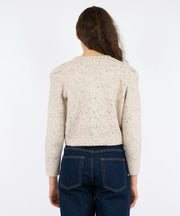 Hunter Multi Knit Cardigan - Beige Melange - Neo Noir