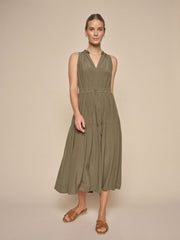 MMSabri SL Solida Dress - Dusty Olive - Mos Mosh