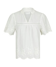 Micheline Embroidery Blouse - Off White - Neo Noir