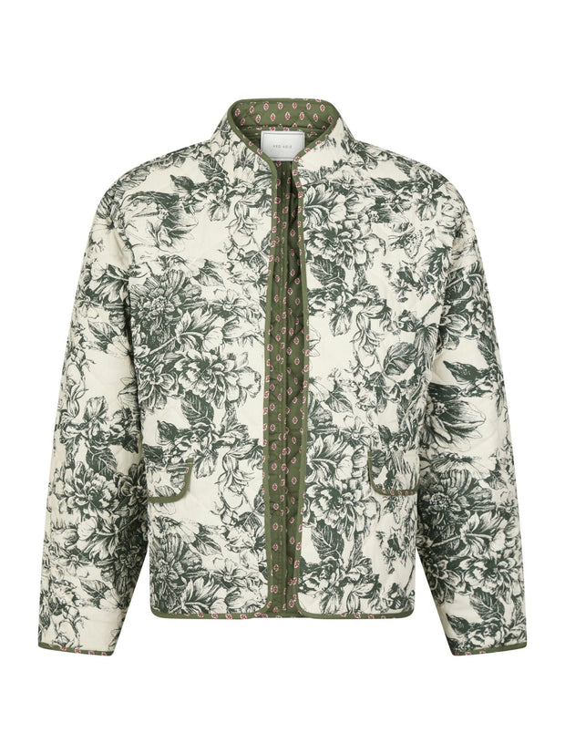 Hema Stencil Quilt Jacket - Army - Neo Noir