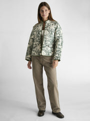 Hema Stencil Quilt Jacket - Army - Neo Noir