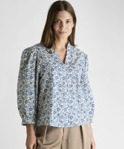 Balza Floral Blouse - Blue - Neo Noir