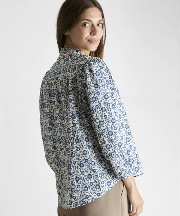 Balza Floral Blouse - Blue - Neo Noir