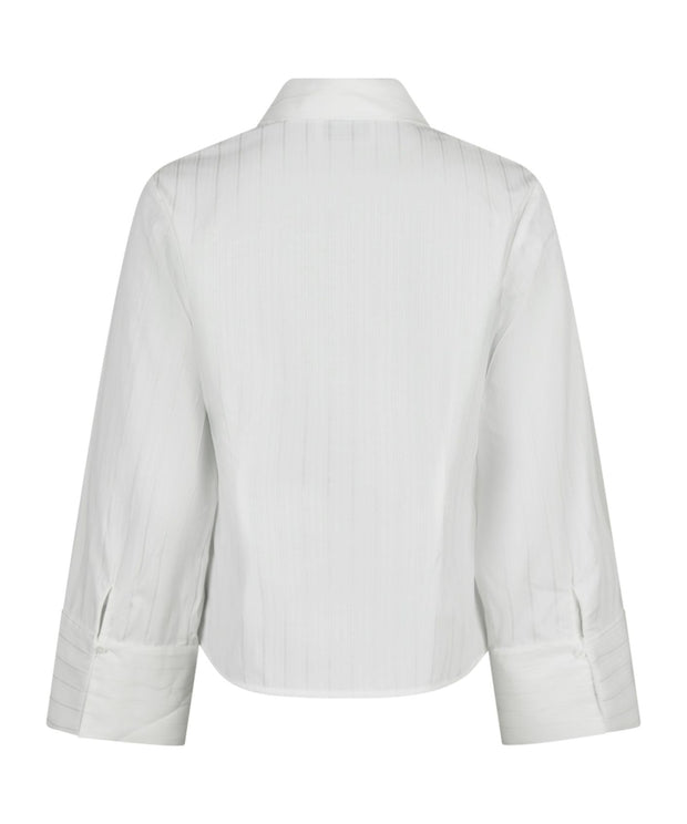 Rosa Solid Shirt - White - Neo Noir