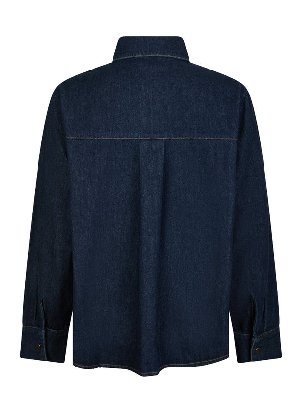 Lash Denim Shirt - Dark Blue - Neo Noir