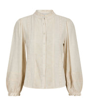 Marlowe Deco Blouse - Ivory - Neo Noir