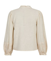 Marlowe Deco Blouse - Ivory - Neo Noir