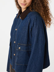 Vista Denim Cord Jacket - Blue - Neo Noir