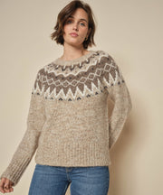 MMSidsel Warm Knit - Strik - Tannin - Mos Mosh