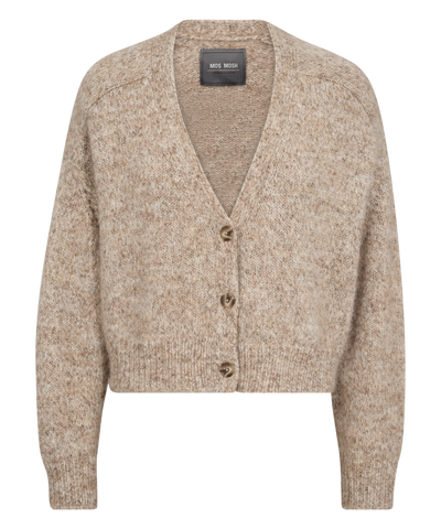 MMZela Warm Knit Cardigan - Tannin - Mos Mosh