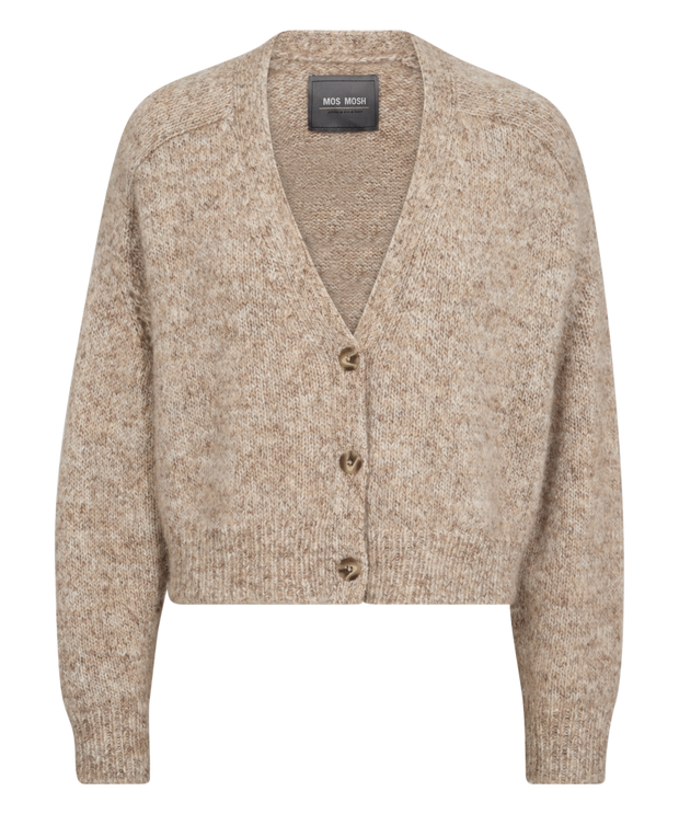 MMZela Warm Knit Cardigan - Tannin - Mos Mosh