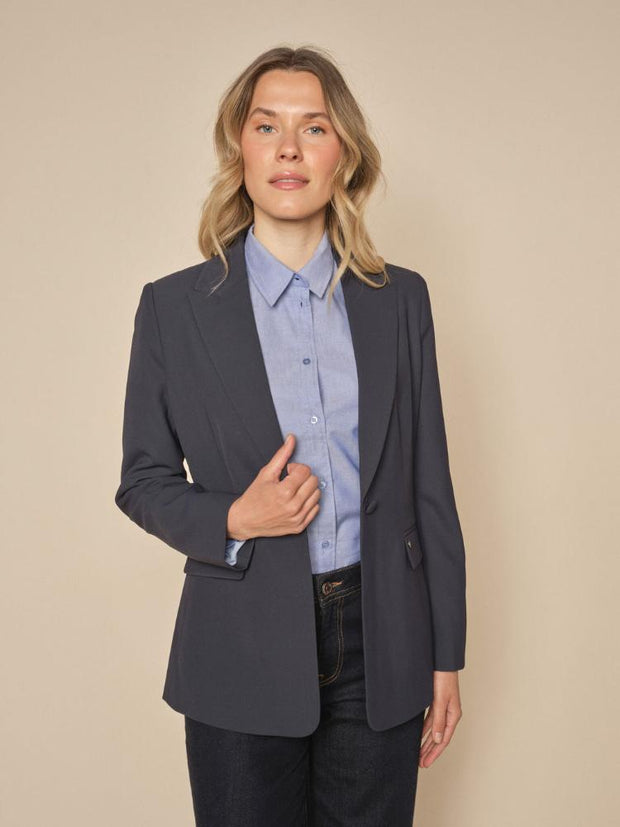 MMLeonora Miley Blazer - Salute Navy - Mos Mosh