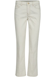 MMAshley Sesame Pinstripe Pant - Bukser - Ankle - Mos Mosh