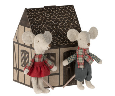 Winter Mice Twins - Little Brother & Sister - Paphus - Maileg