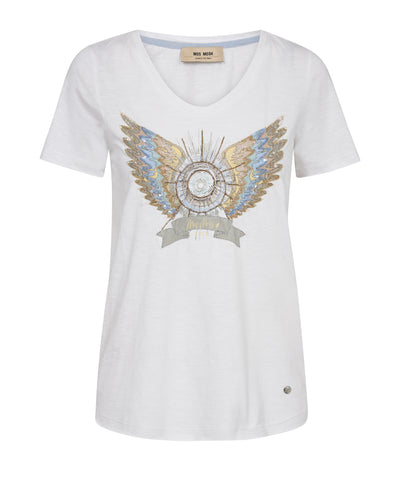 MMGethi Deco Tee - White - Mos Mosh