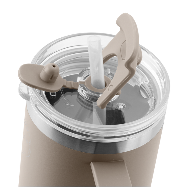 Thermo Cup with Straw - Cream Beige - Aya&Ida