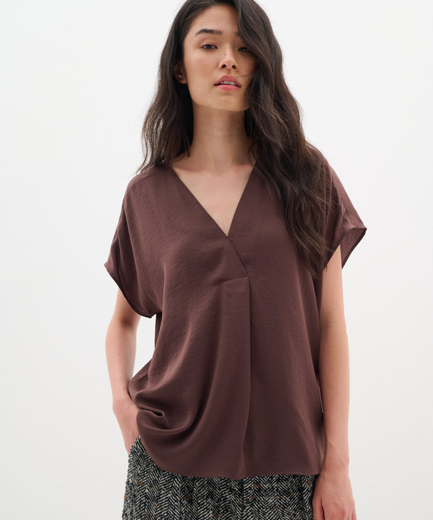 RindaIW Top - Brown Puce - InWear