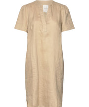 AminasePW DR - Linen Dress - French Oak - Part Two