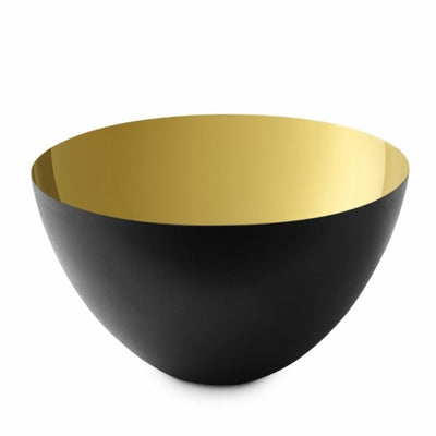 Krenit bowl - Ø25cm - Black/Gold - Normann Copenhagen