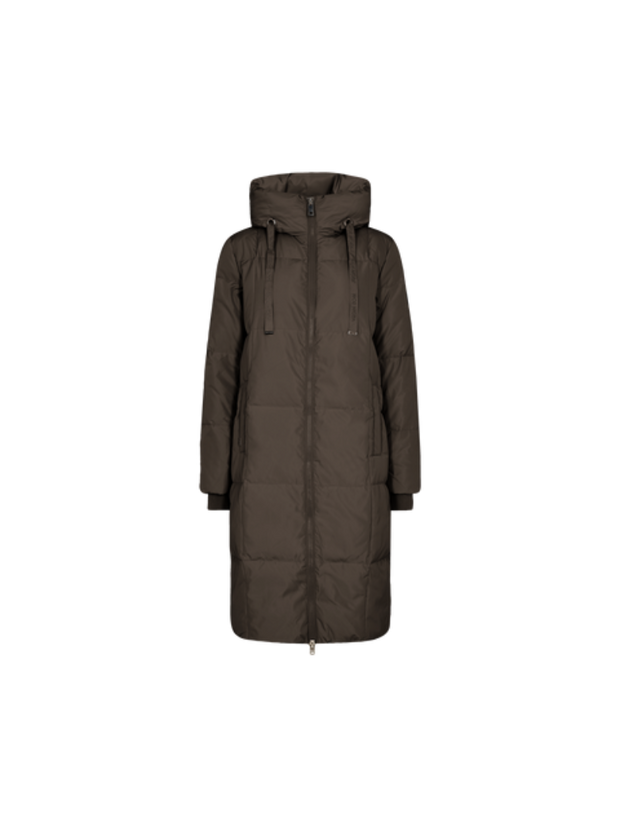 MMNova Square Down Coat - Slate Black - Mos Mosh