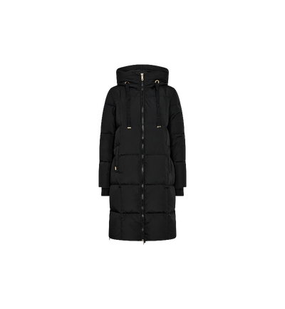 Nova Square Down Coat - Dunfrakke - Black - Mos Mosh