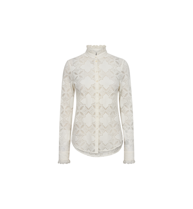 MMJetta Lace Shirt - Ecru - Mos Mosh