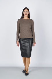 Abbelone Cashmere Sweater - Brownstone - O´Tay