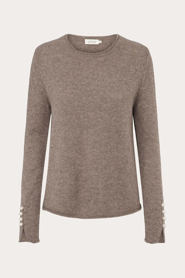 Abbelone Cashmere Sweater - Brownstone - O´Tay