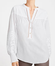 Alba Blouse - White - Gustav