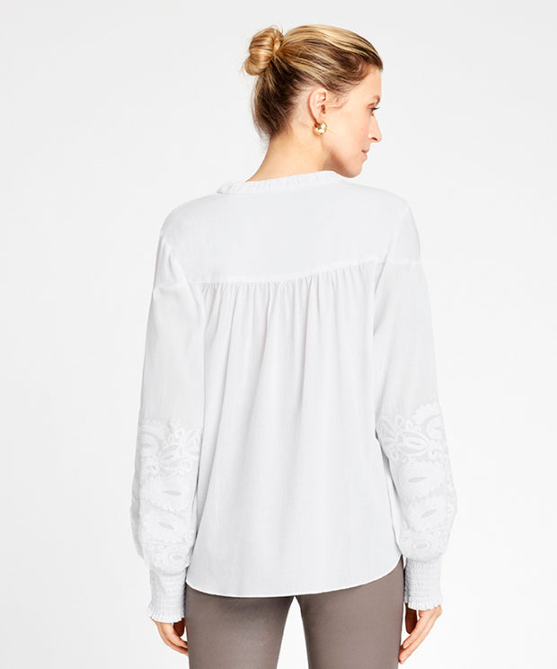 Alba Blouse - White - Gustav