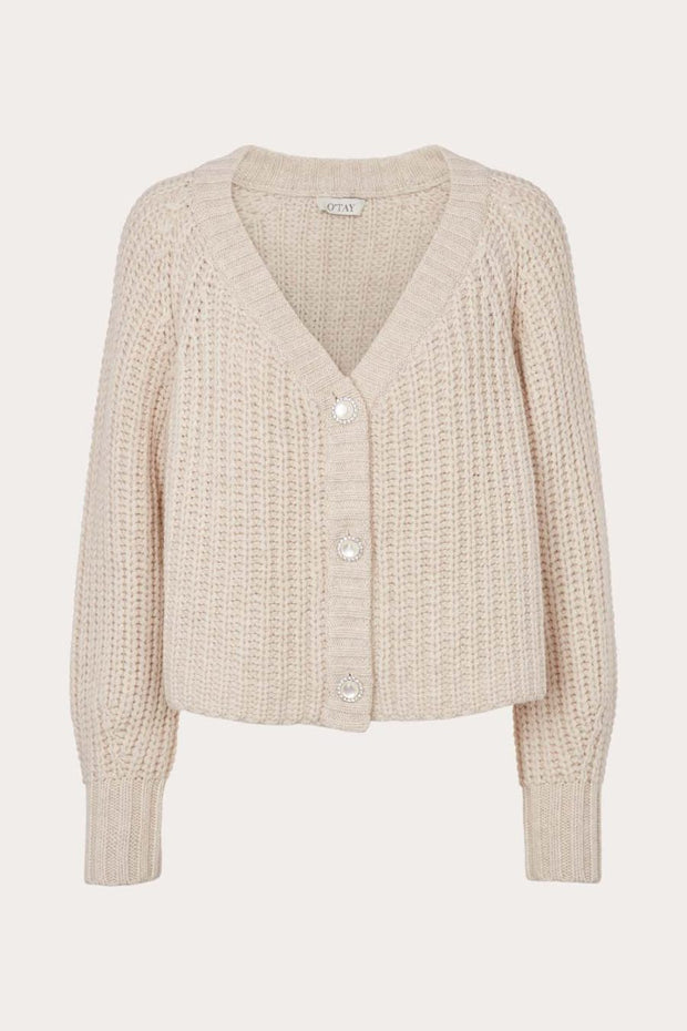 Alexandra Cardigan - Light Smoke - O´Tay