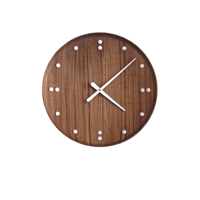 FJ Clock - Vægur - Teak/Aluminium - Ø35cm - Finn Juhl -  Architectmade