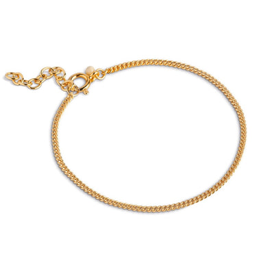 Bracelet - Curb Chain - 15+3cm - Enamel Copenhagen