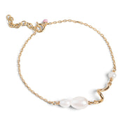 Bracelet - Pearlie Twist - Pearl - Enamel Copenhagen