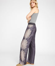 Bay - Wide Leg Pants - Grey/Sand - Gustav